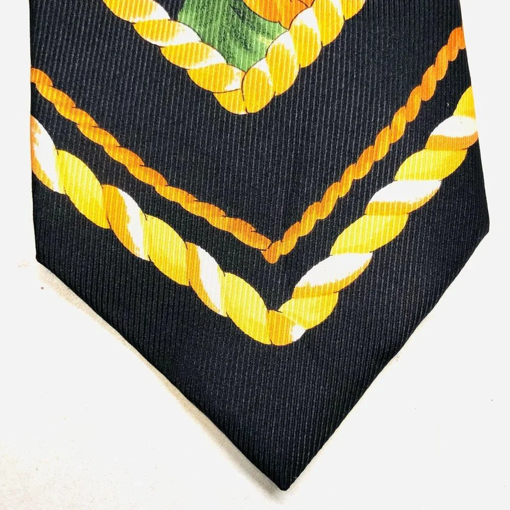 Kenzo Vintage Hibiscus Silk Tie